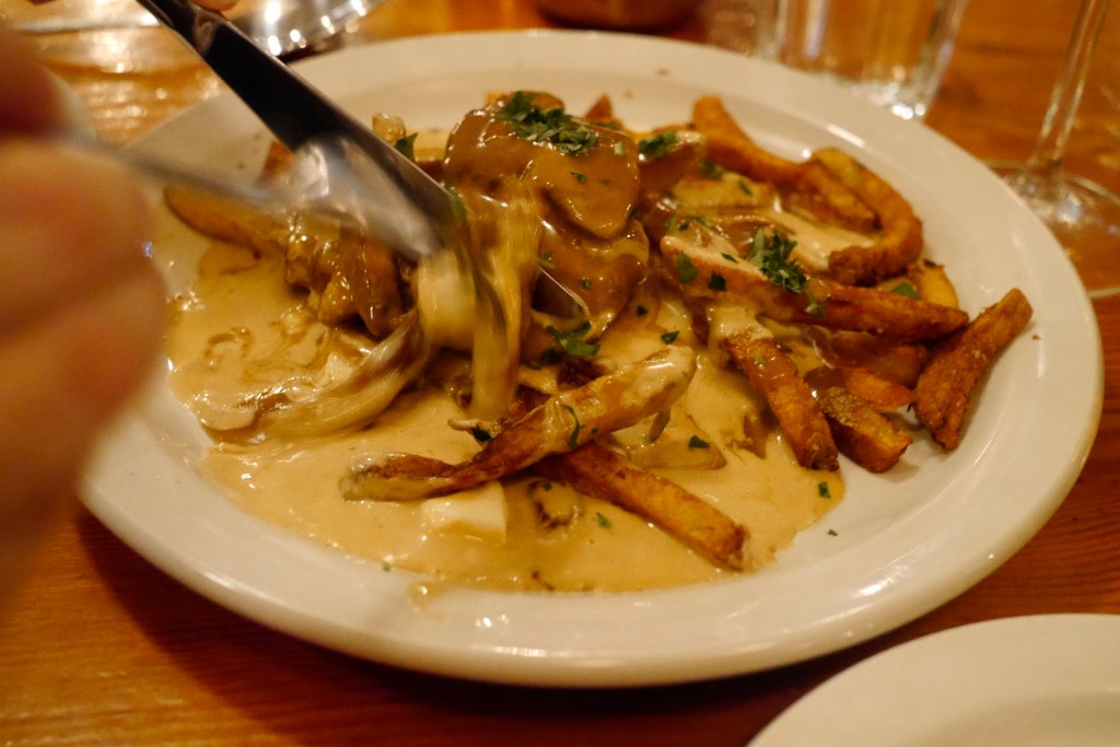 Foie gras poutine at Au Pied du Cochon